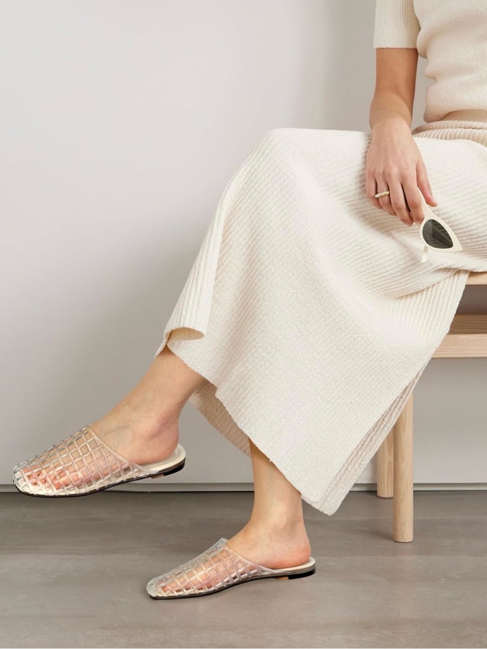 Women’s Jelly Mesh Slides / Slip on Sandals